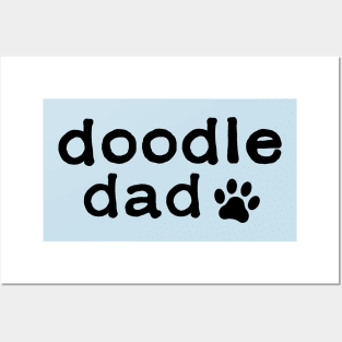 Doodle dad paw Posters and Art